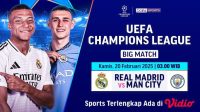 Pertandingan seru antara Real Madrid dan Manchester City di Liga Champions diprediksi akan menyajikan gol-gol cepat sejak menit pertama.